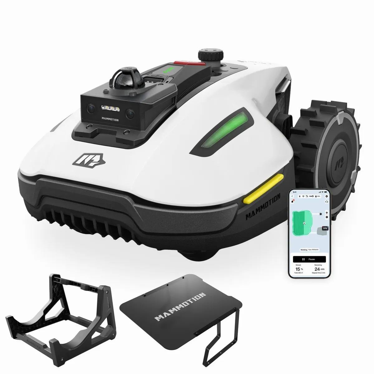 Mammotion YUKA Mini 2 Rasenmähroboter, 360° LiDAR, KI Vision-Navigation, bis 1000 m²