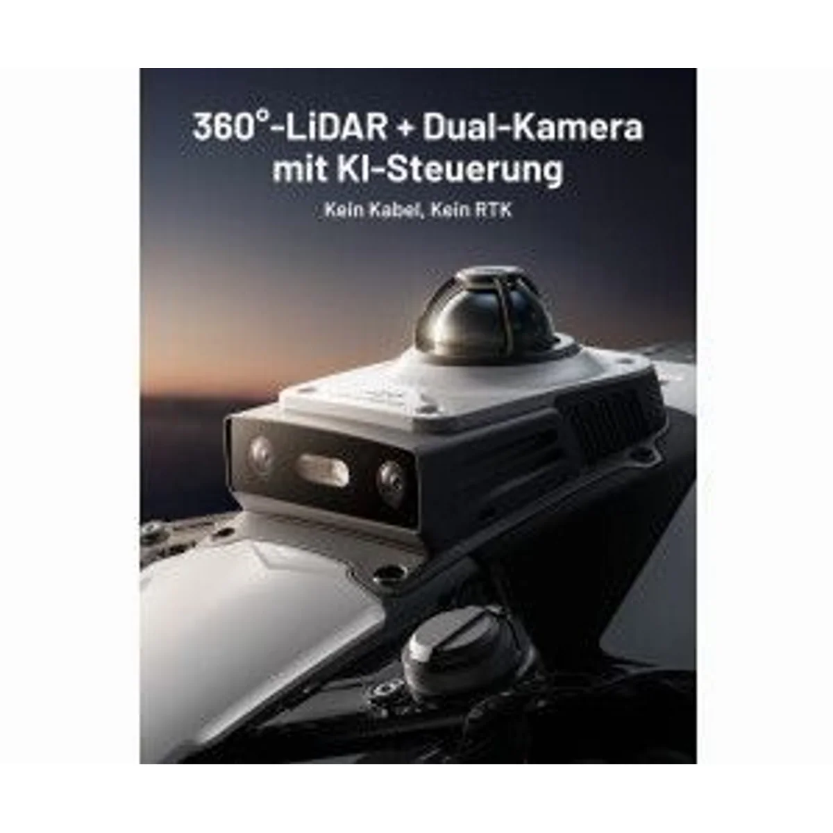 Mammotion LUBA mini 2 AWD 1500, Allradantrieb, hohe Wendigkeit, kompakte Bauweise 2