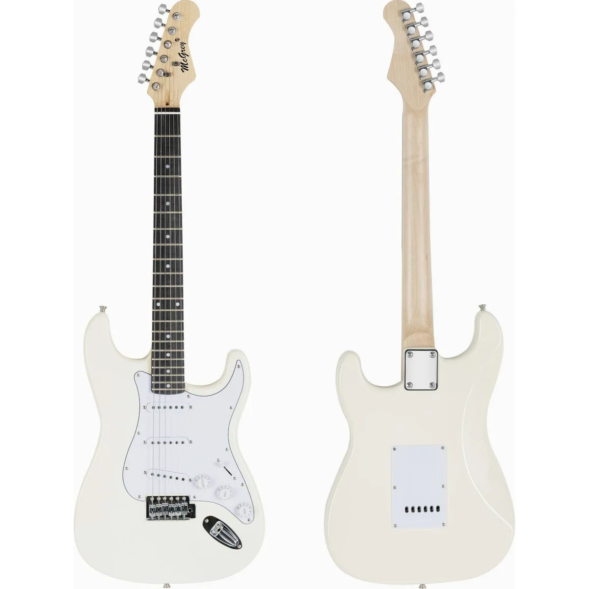 McGrey Rockit E-Gitarre ST-Style, 8-teiliges Komplettset mit Verstärker — ideal für Einsteiger 2