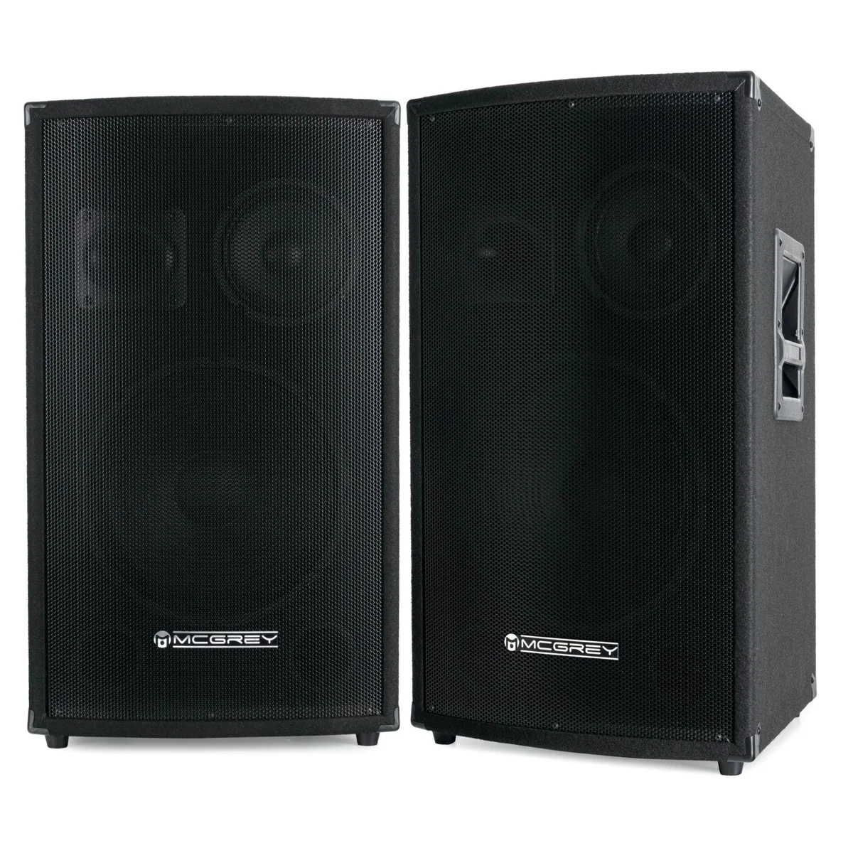 McGrey SL-12/3 3-Wege PA Box, kraftvoller 12 Zoll Woofer, robustes Holzgehäuse