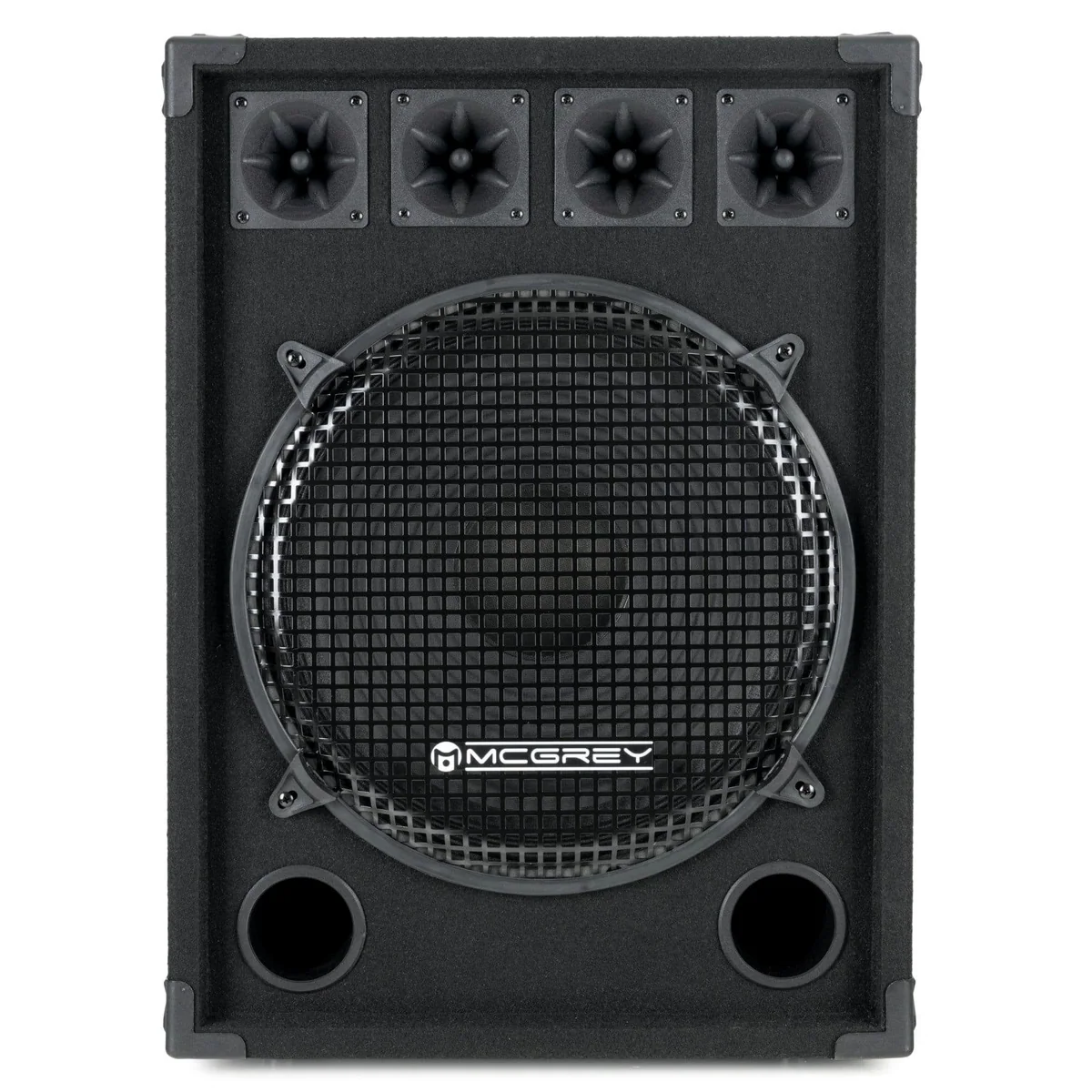 McGrey PA Komplettset PowerDJ-2500, 800 W, Bluetooth, 2-Wege-System — ideal für Partys 2