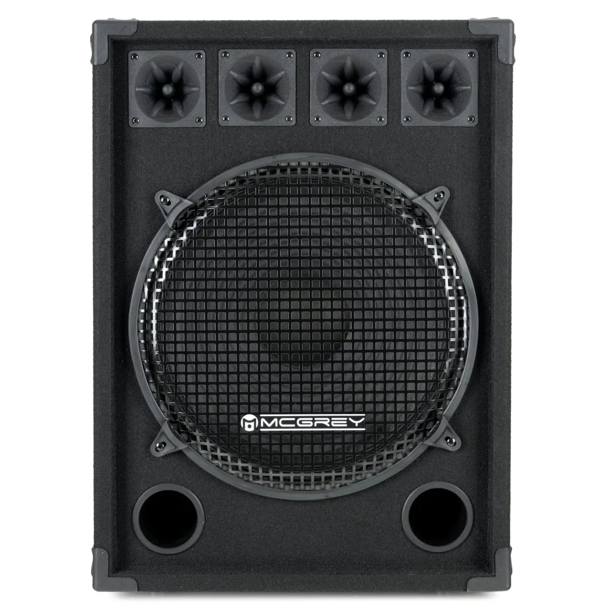 McGrey Party-2500 DJ Karaoke Komplettset, kraftvolle 800 W PA-Anlage mit Bluetooth und Mikrofonen 2