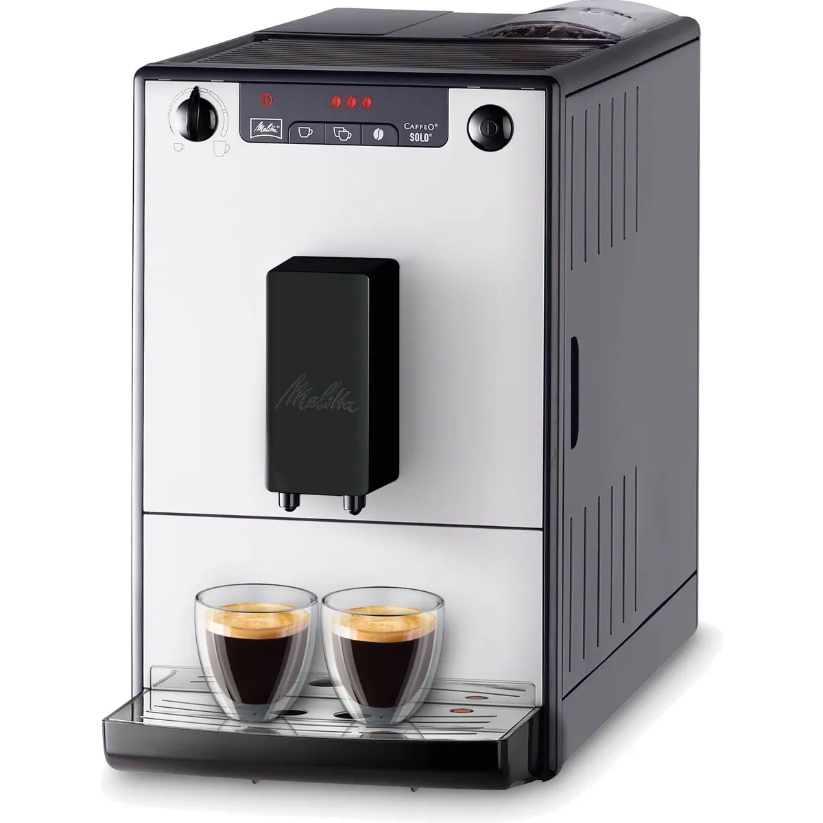 Melitta Kaffeevollautomat Solo 950-766, kompakte Bauweise, ideal für Café crème & Espresso