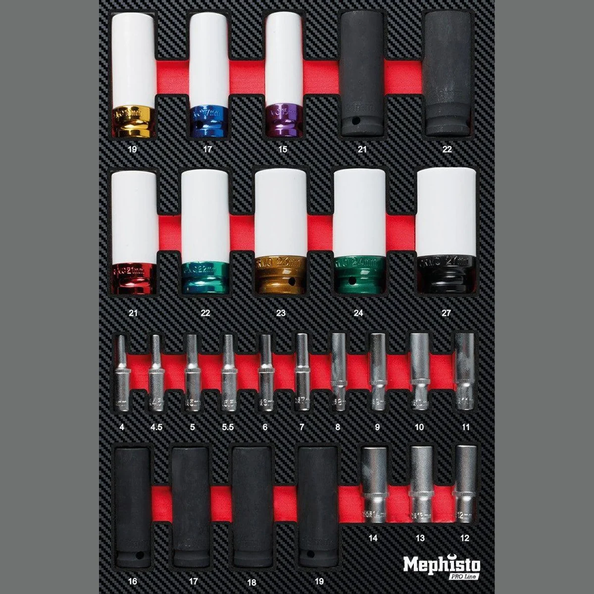 Mephisto-Tools Werkzeugwagen ProLine, 9 Schubladen, Chrom Vanadium Stahl — kompakt, sicher, mobil 4