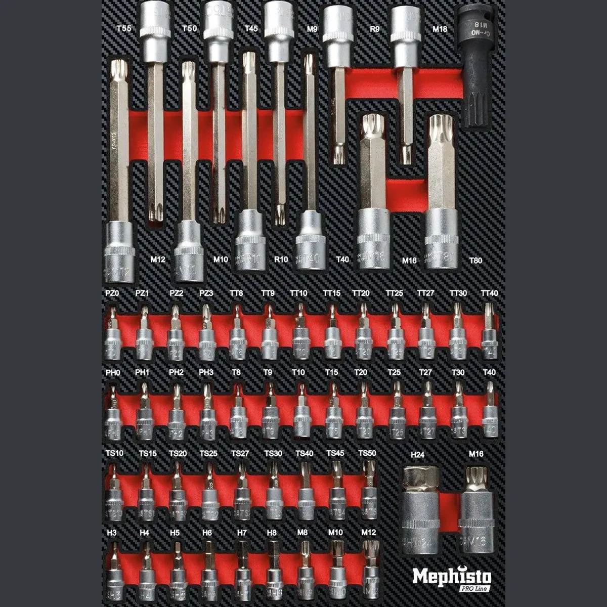 Mephisto-Tools Werkzeugwagen ProLine, 9 Schubladen, Chrom Vanadium Stahl — kompakt, sicher, mobil 5