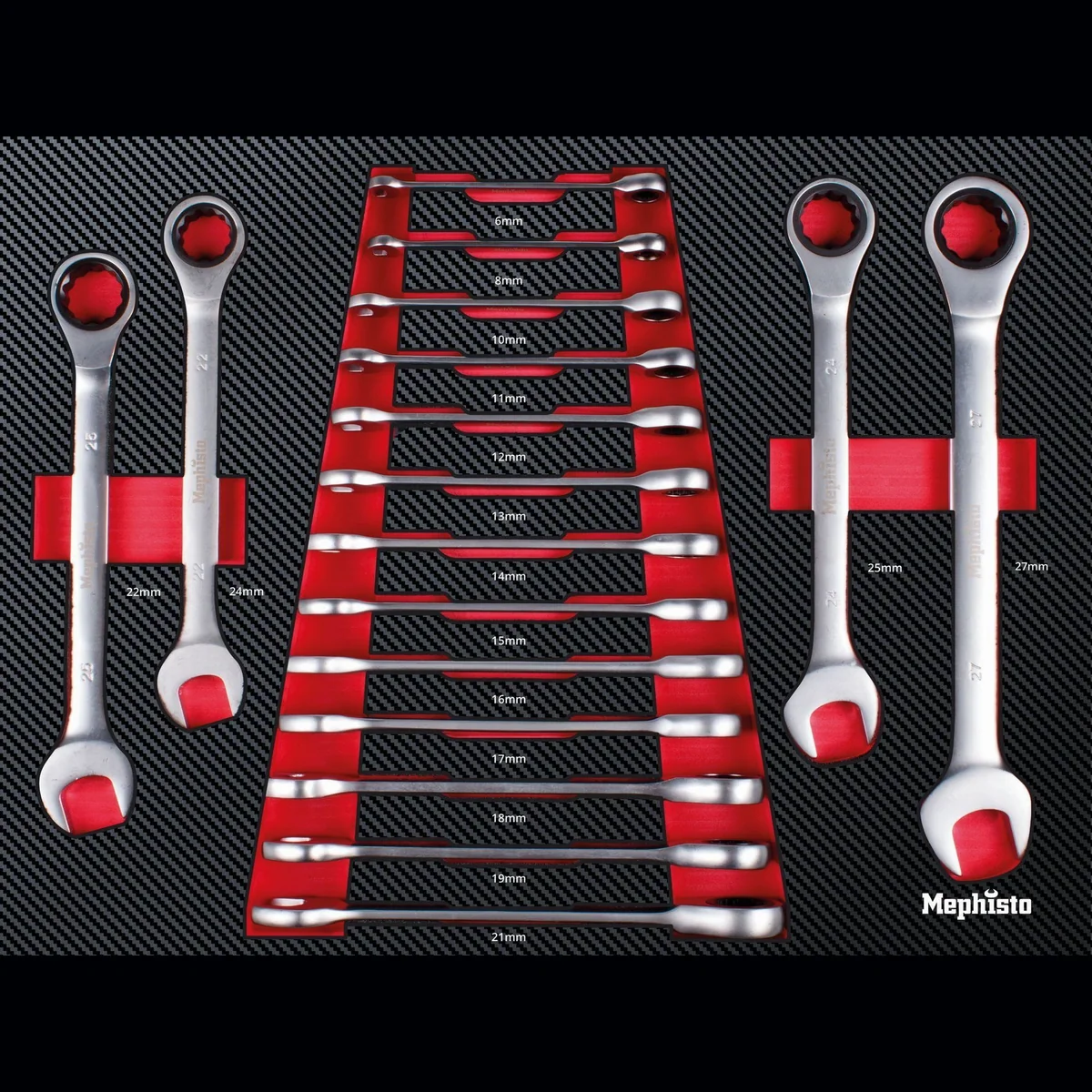Mephisto-Tools Werkzeugwagen, 8 Schubladen, abschließbar, bis 35 kg belastbar 5