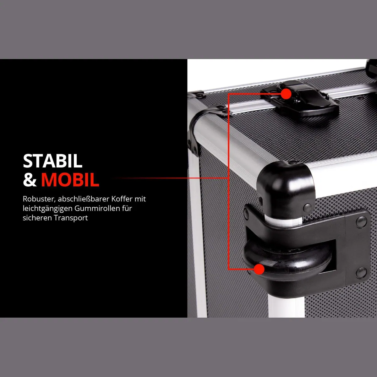 Mephisto-Tools Werkzeugset, 131 Teile, Chrom-Vanadium-Stahl — Teleskophandgriff, robuste Bauweise, praktische Mobilität 4