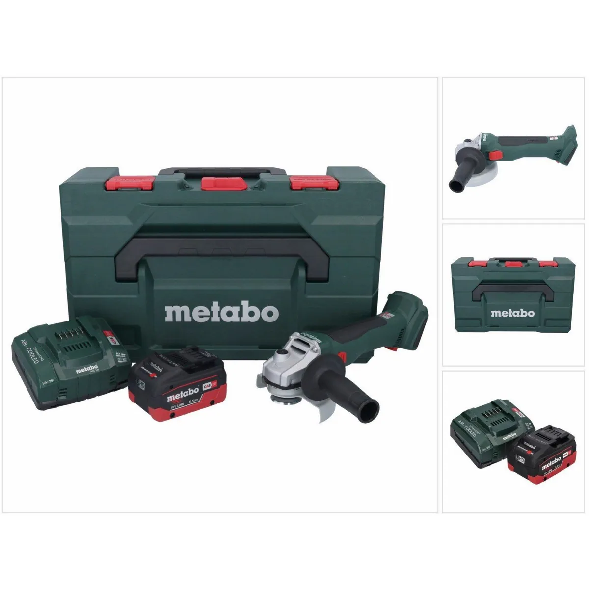 Metabo W 18 L BL 9-125 Akku-Winkelschleifer, Brushless Motor, 18 V, 125 mm