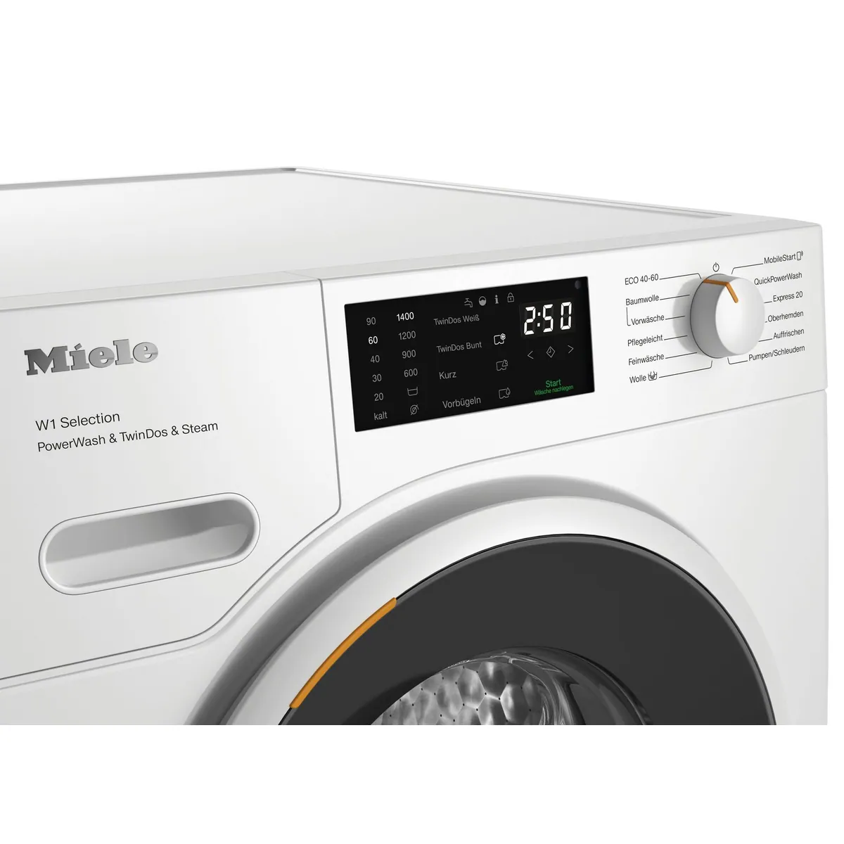Miele WSG883 WCS PWash&TDos&Steam, 9 kg, 1400 U/min, Energieeffizienzklasse A 3
