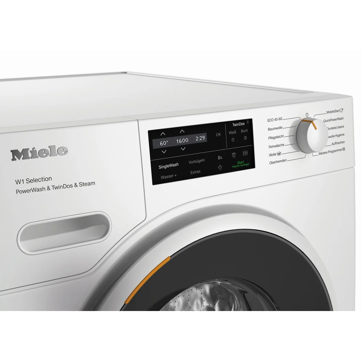 Miele WSJ883 WCS PWash&TDos&Steam, 9 kg, 1600 U/min, hohe Energieeffizienz 3