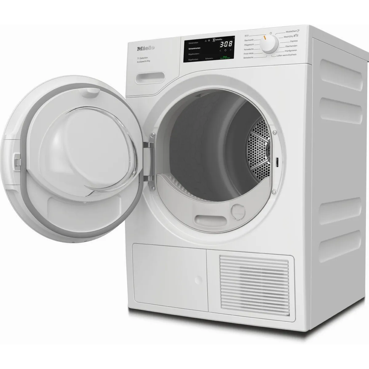 Miele TSC643WP Wärmepumpentrockner, 8 kg Fassungsvermögen, langlebig und effizient