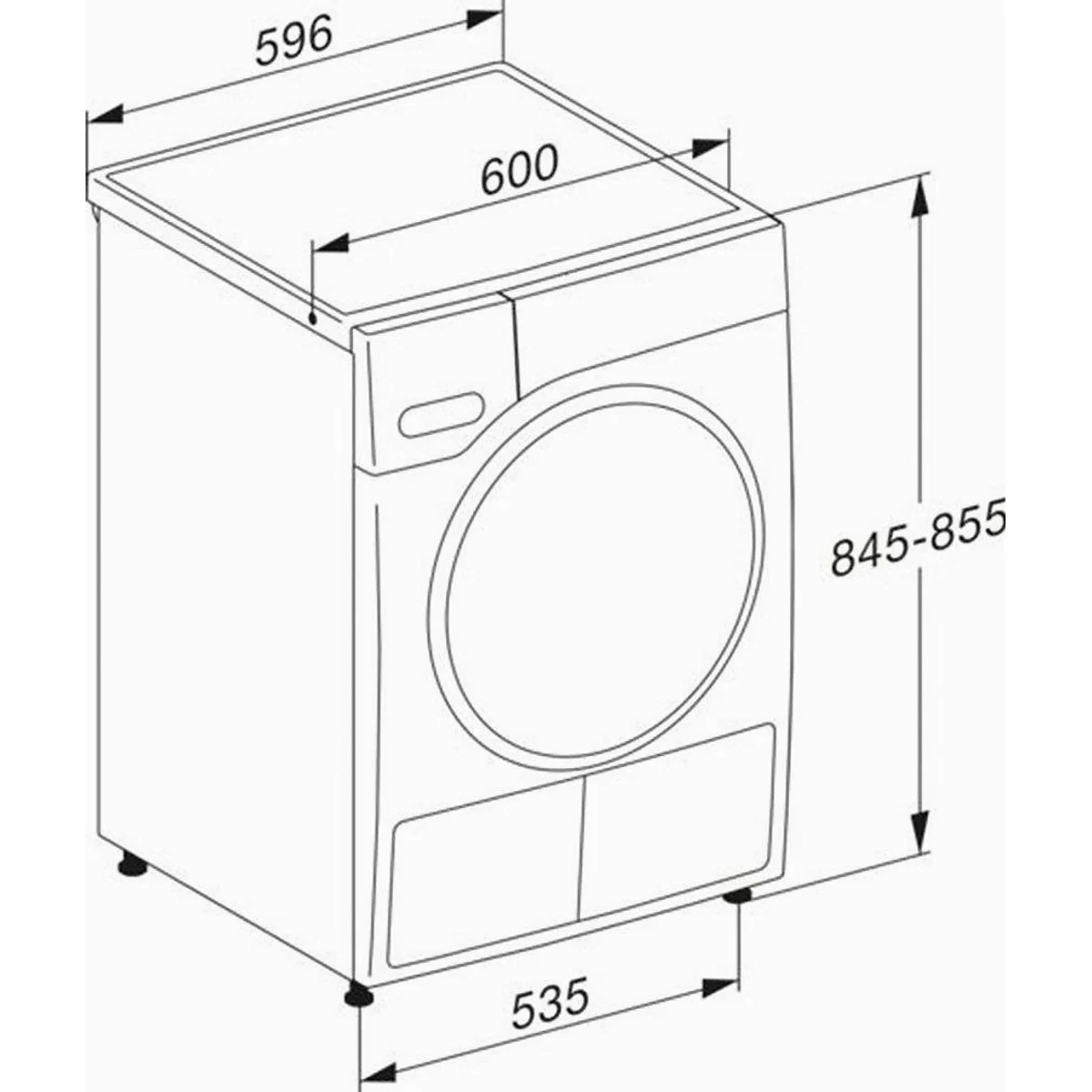 Miele TSB643WP Wärmepumpentrockner, 8 kg Fassungsvermögen, langlebige Qualität 5