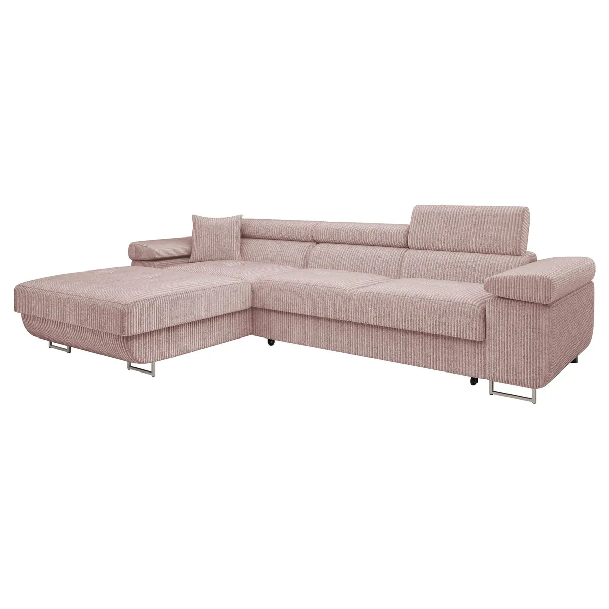 MIRJAN24 Ecksofa Torezio Mini Cord, mit Bettkasten und Schlaffunktion, 280 cm 2
