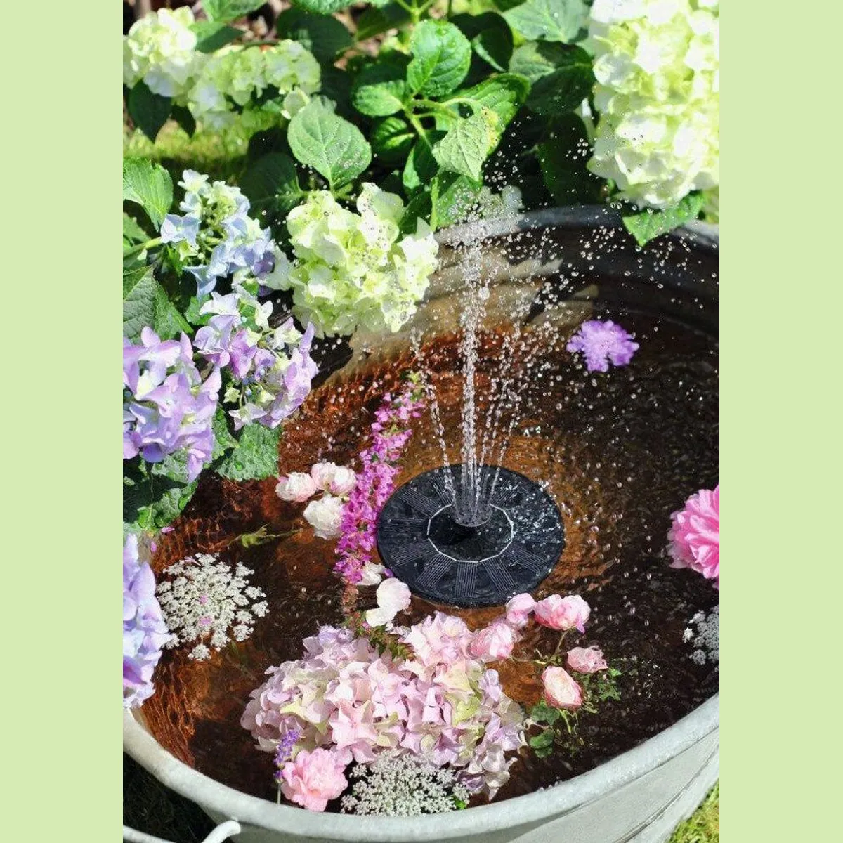 Moses. Verlag Solar-Brunnen, schwimmendes Wasserspiel mit 5 Aufsätzen 4