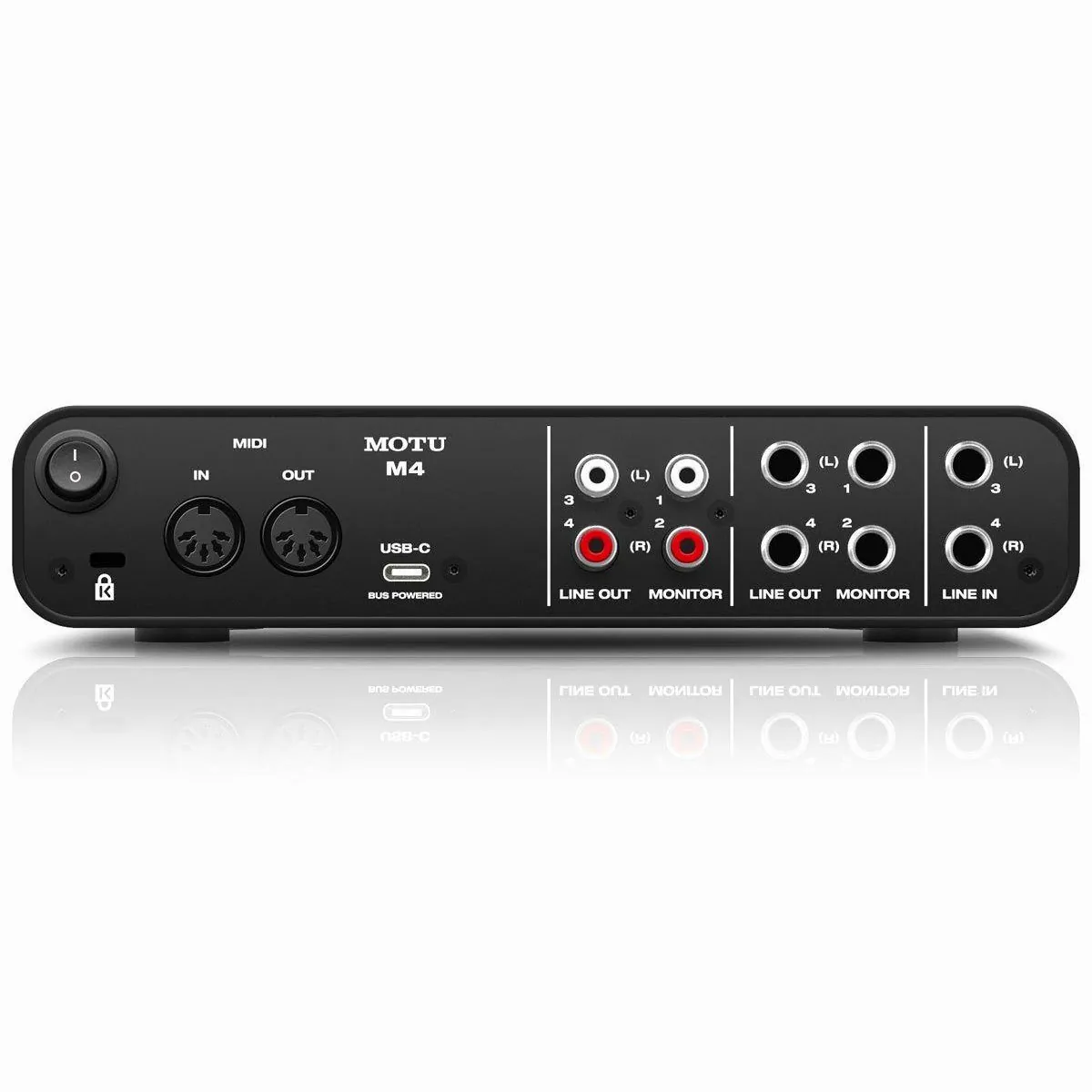 Motu-Audio M4 Audio Interface, hochqualitative Vorverstärker, extrem geringe Latenz 4