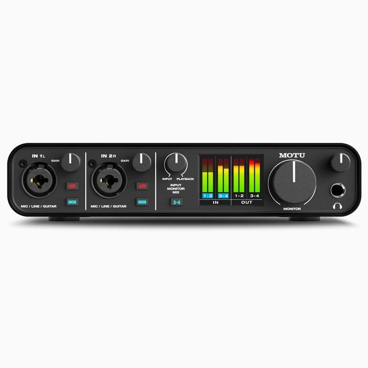 Motu-Audio M4 Audio Interface, erstklassige Audioqualität, extrem geringe Latenz, Loopback-Feature 4