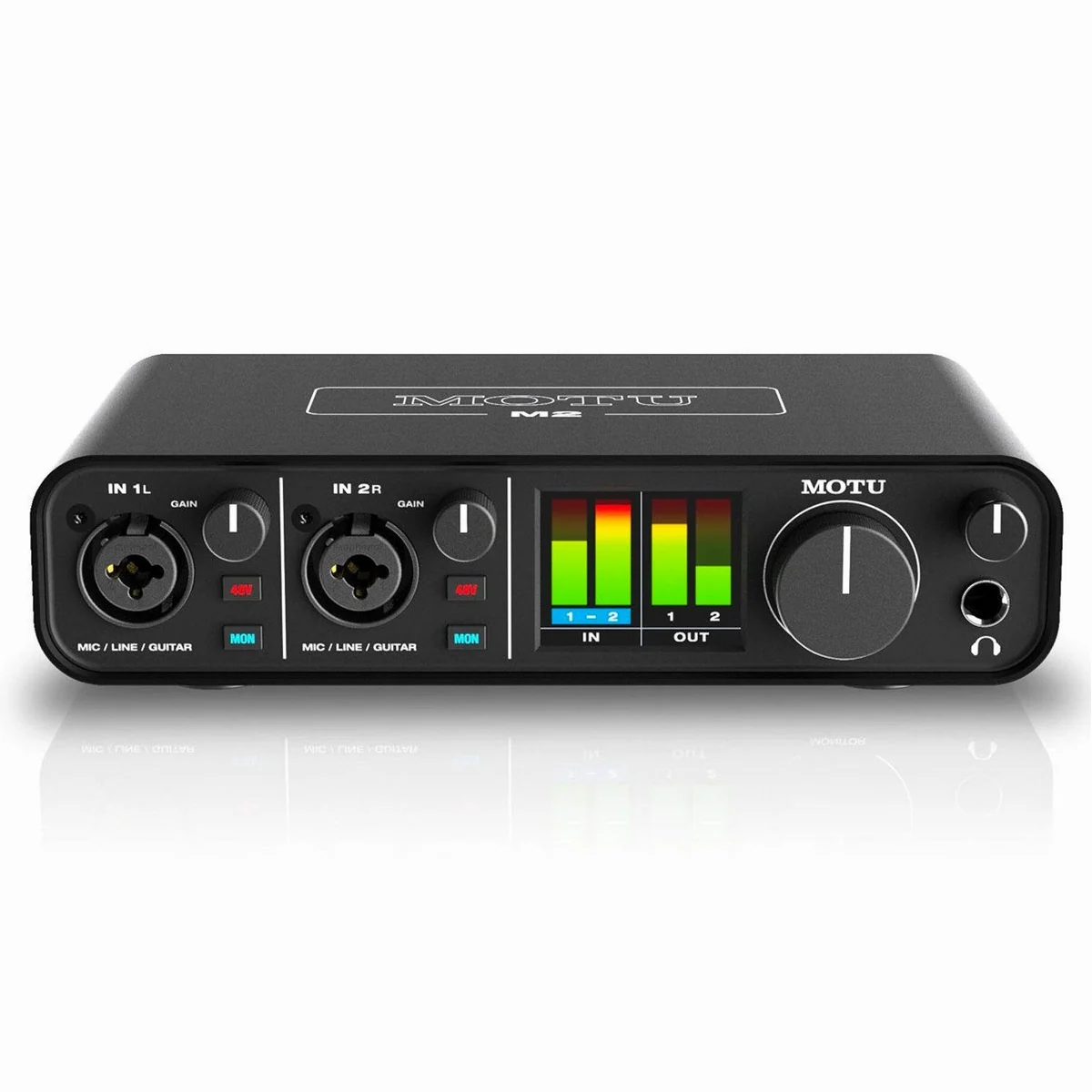 Motu-Audio M2 2-Kanal USB Audio-Interface, hohe Audioqualität, extrem geringe Latenz 2