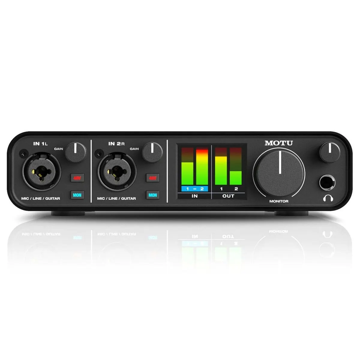 Motu-Audio M2 2-Kanal USB Audio-Interface, hohe Audioqualität, extrem geringe Latenz 3