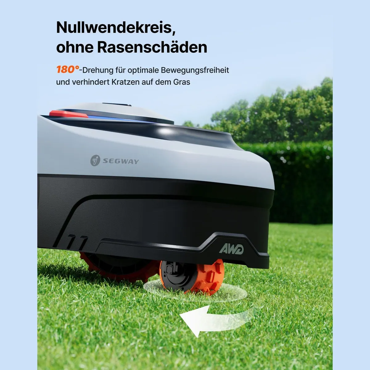 NAVIMOW i205 AWD Rasenmähroboter, Allradantrieb, automatisches Kartieren, bis 500 m² 2