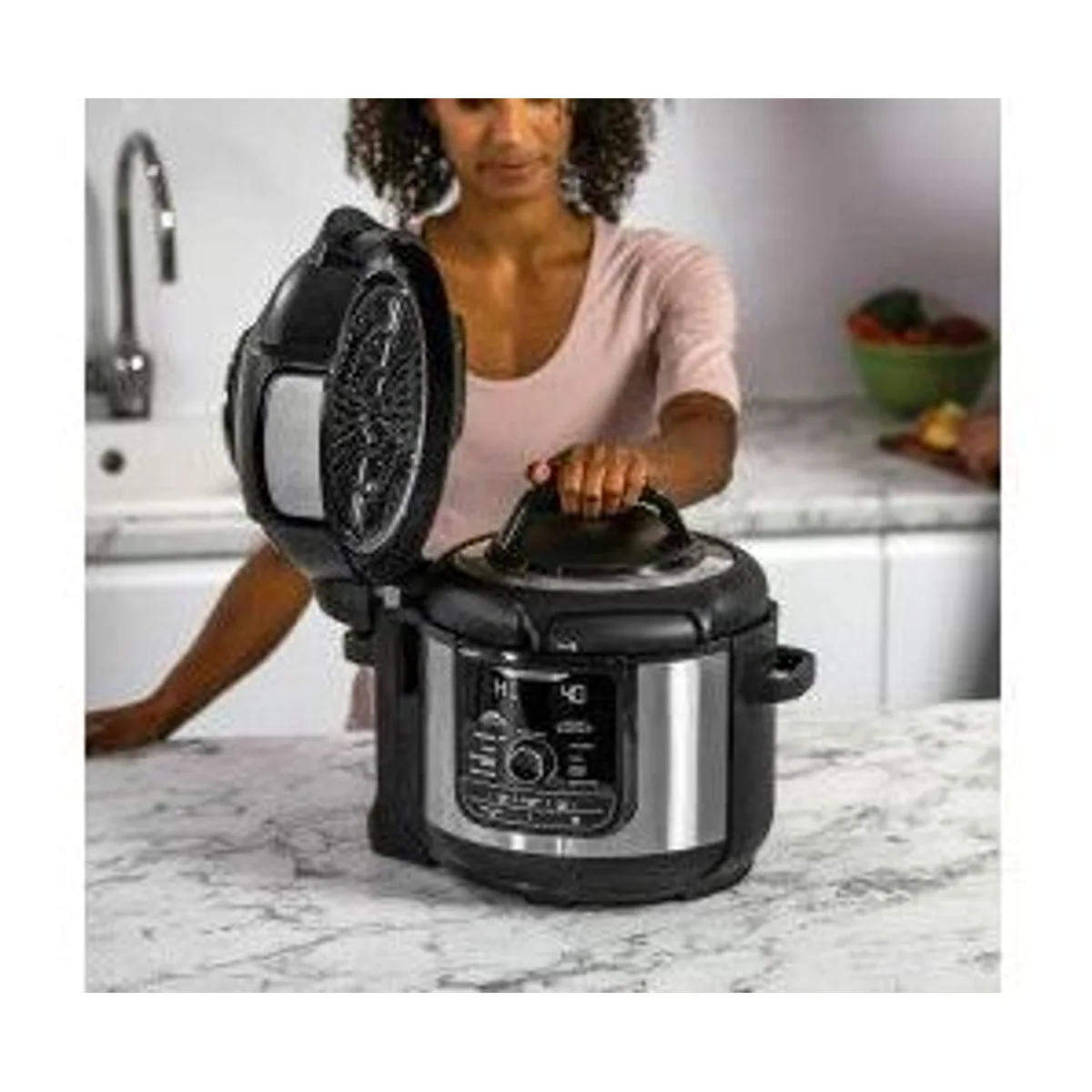 Ninja Foodi Max OP500EU, 9-in-1 Kochsystem, 6,5 l Fassungsvermögen, Crisping-Lid 5