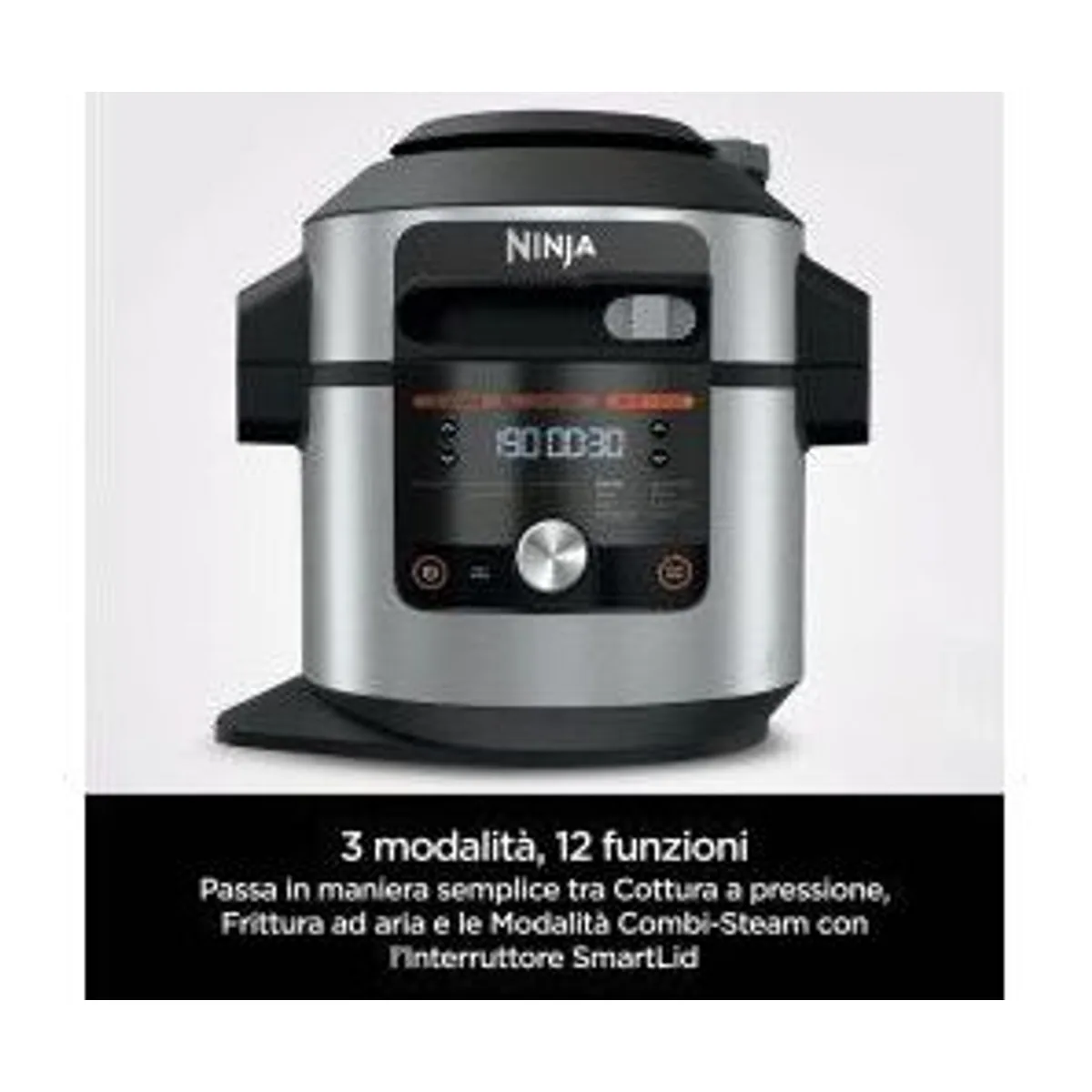 Ninja Foodi MAX 12-in-1 SmartLid, vielseitig, leistungsstark, 7,5 l 2