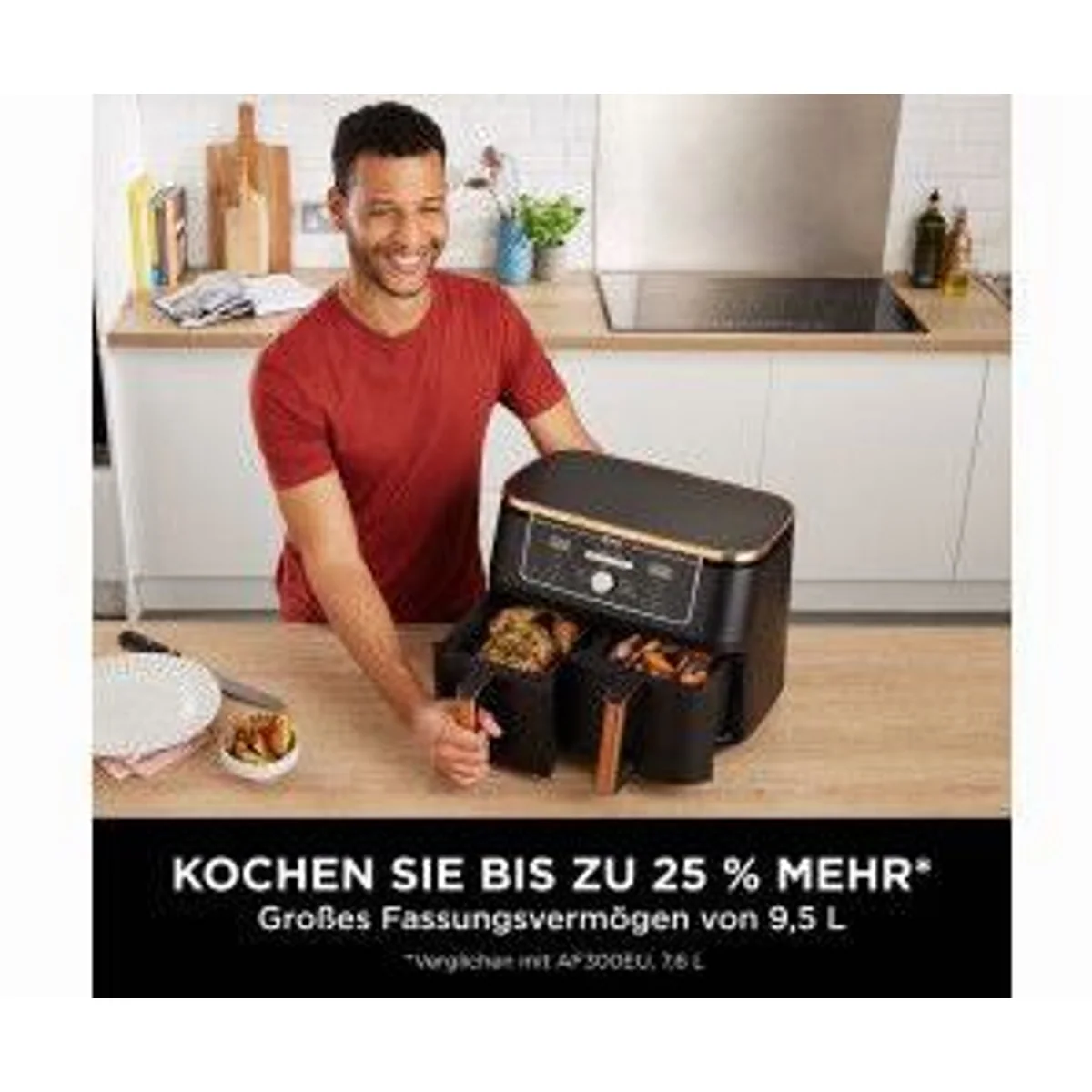 Ninja AF400 Heißluftfritteuse, vielseitig, benutzerfreundlich, energieeffizient 2