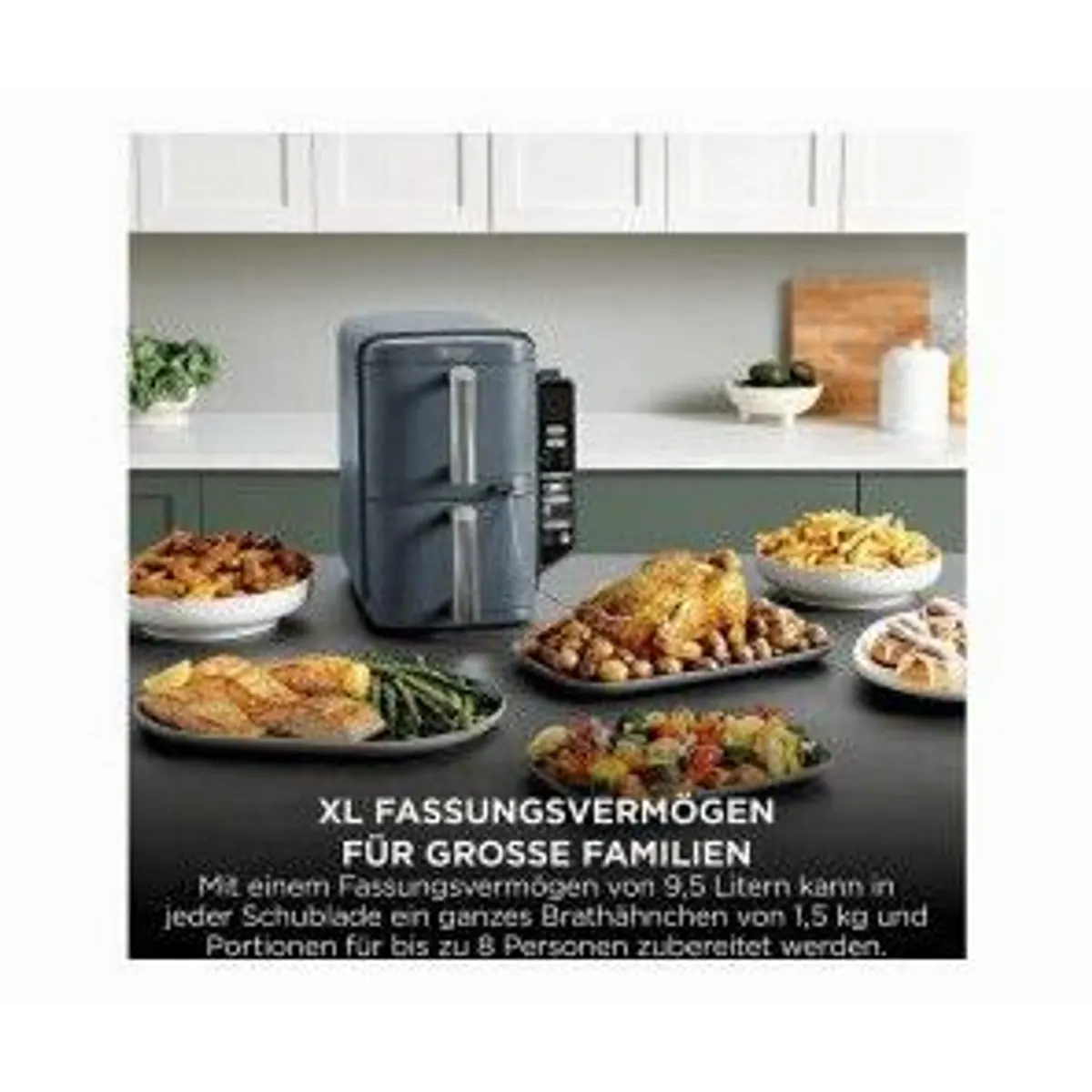 Ninja SL500EU Blau, leistungsstarker Mixer, einfache Bedienung, kompakte Bauweise 5