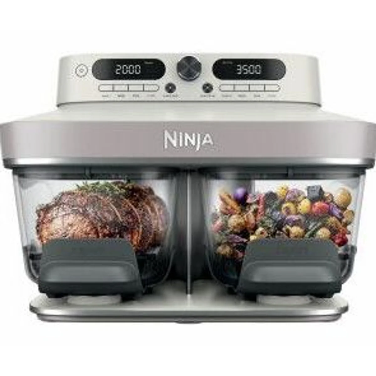 Ninja CRISPi DualZone DD102EUIV2, vielseitige Frittierfunktion, große Kapazität, einfache Bedienung