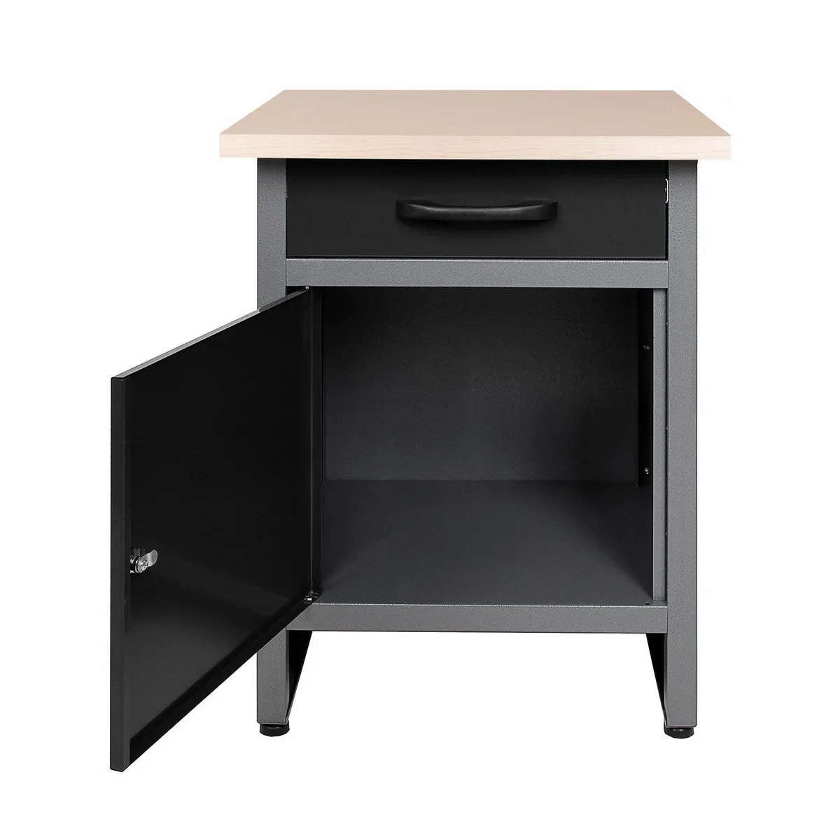 ONDIS24 Werkstatt-Set Harry 160 cm, hochwertige Werkbank und praktischer Werkzeugschrank 2