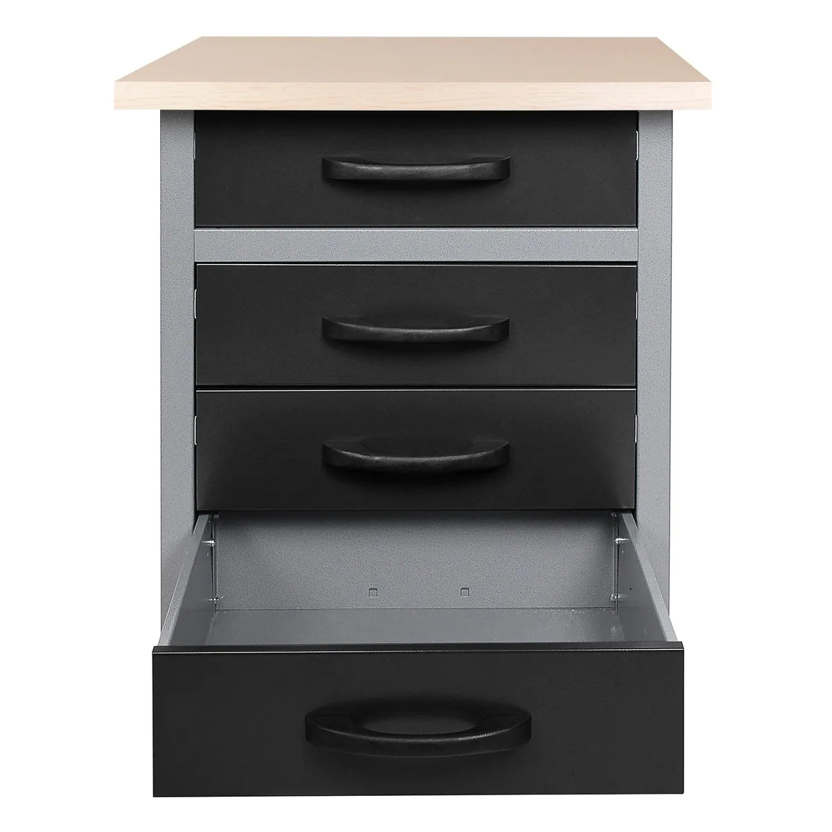 ONDIS24 Werkstatt-Set Harry 160 cm, hochwertige Werkbank und praktischer Werkzeugschrank 3
