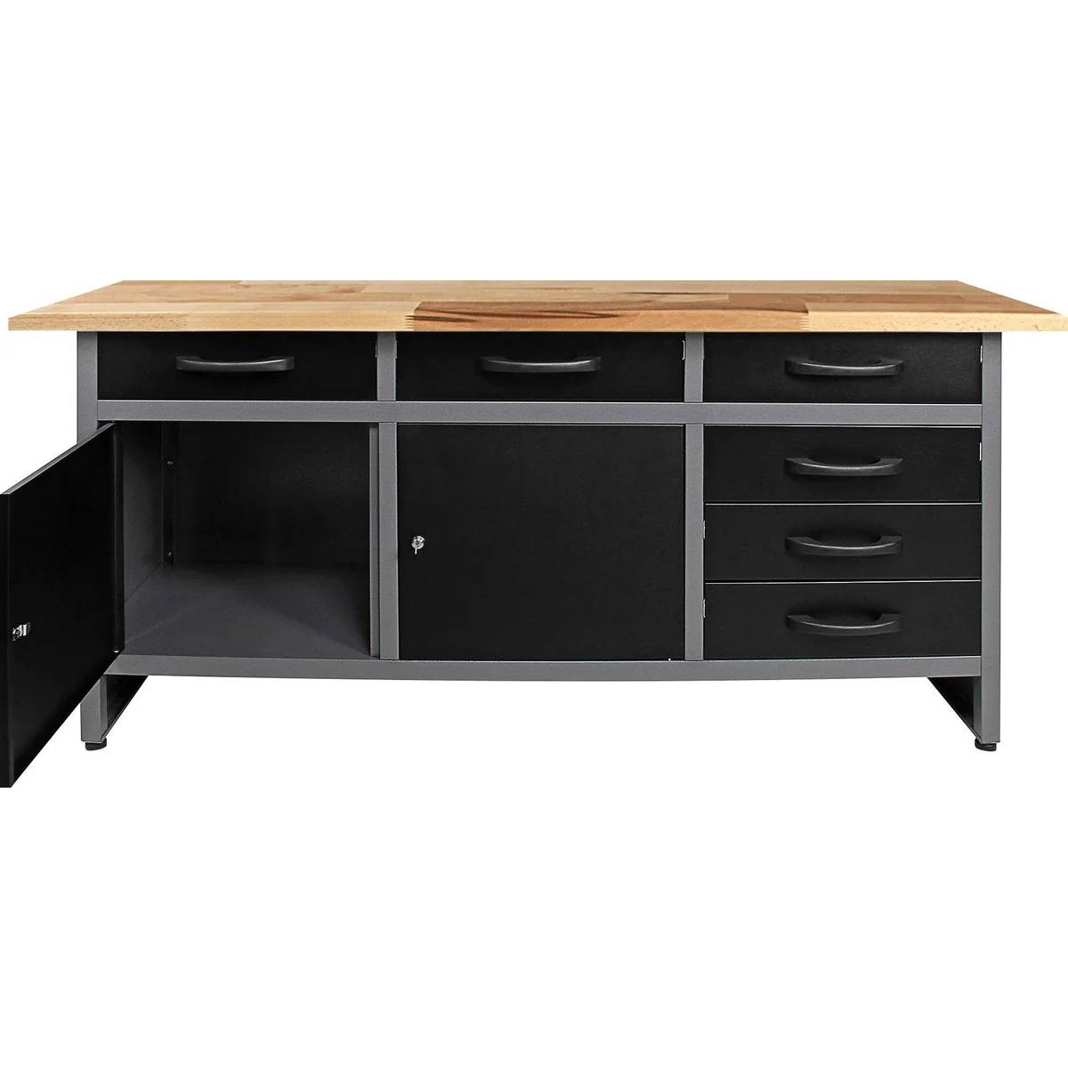 ONDIS24 Werkstatt-Set Karsten, 160 cm, LED Touch-Lampen, inkl. Hakenset 2