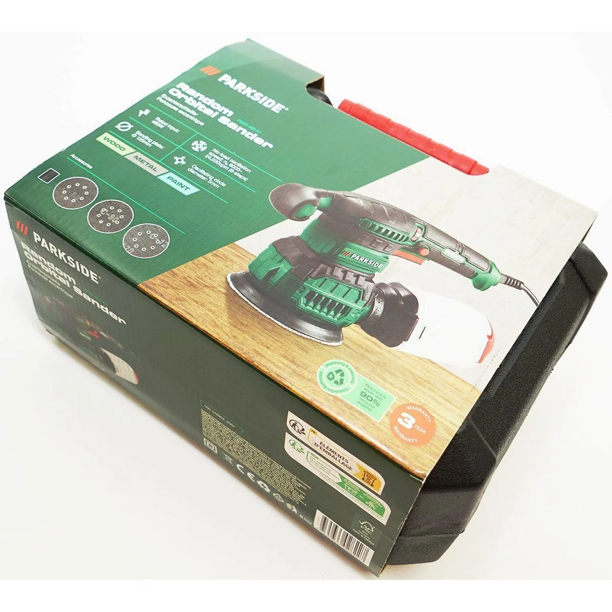 Parkside Exzenterschleifer PEXS 480 A1, 480 W, integrierte Absaugfunktion 4