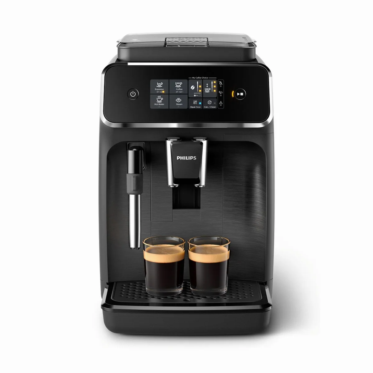 Philips EP2220/10 Kaffeevollautomat, 2 Kaffeespezialitäten, Panarello Milchschäumer, anpassbare Aromastärke 2