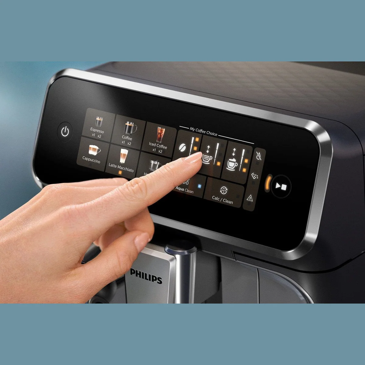 Philips Kaffeevollautomat EP3343/50, LatteGo Milchsystem, 6 Getränke, 15 Bar Druck 2