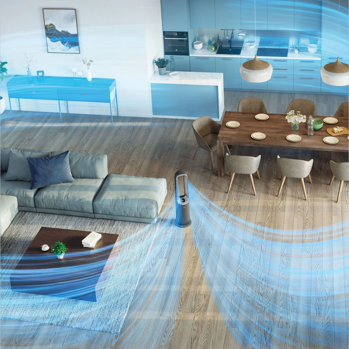 Philips Air Performer AMF870, 3-in-1 Luftreiniger, Ventilator & Heizlüfter — für Räume bis 70 m² 2