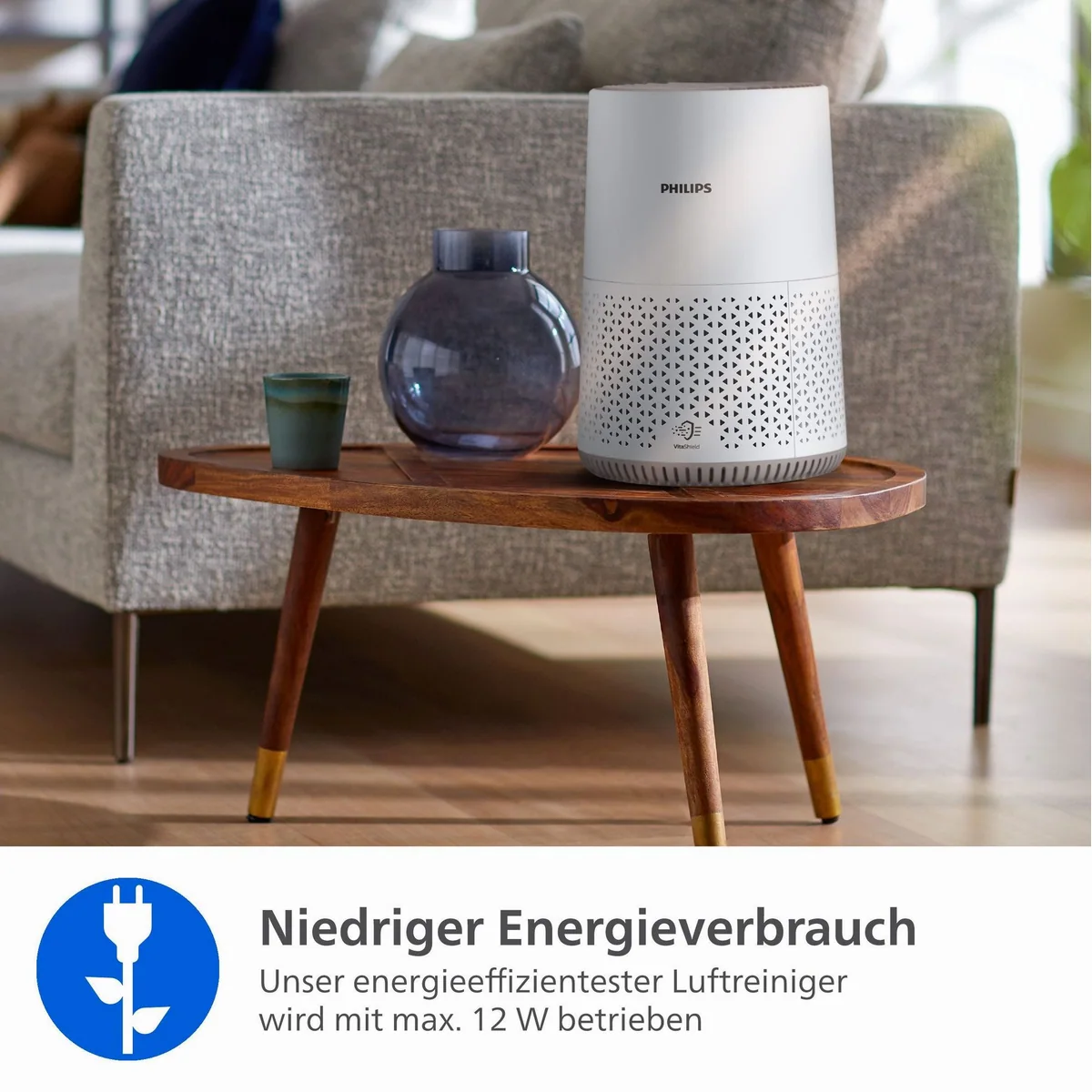 Philips AC0650/10 Luftreiniger, 600i Series, 170 m³/h, App-Steuerung, energieeffizient 5