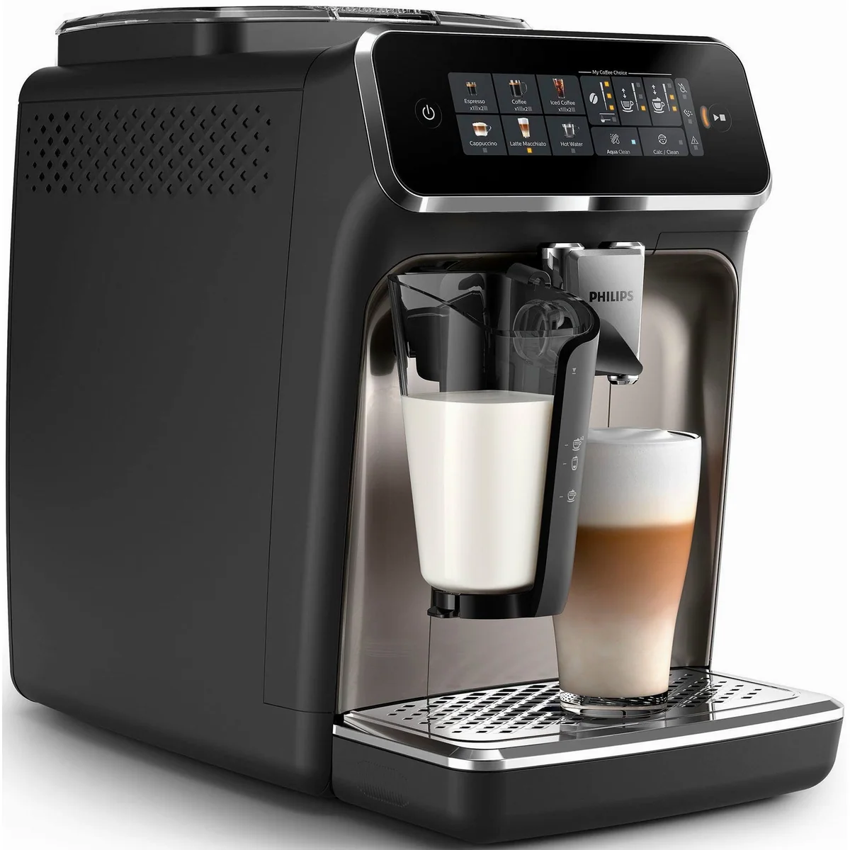 Philips EP3347/90 Kaffeevollautomat, 6 Getränkevarianten, LatteGo-System, leise Betriebsweise