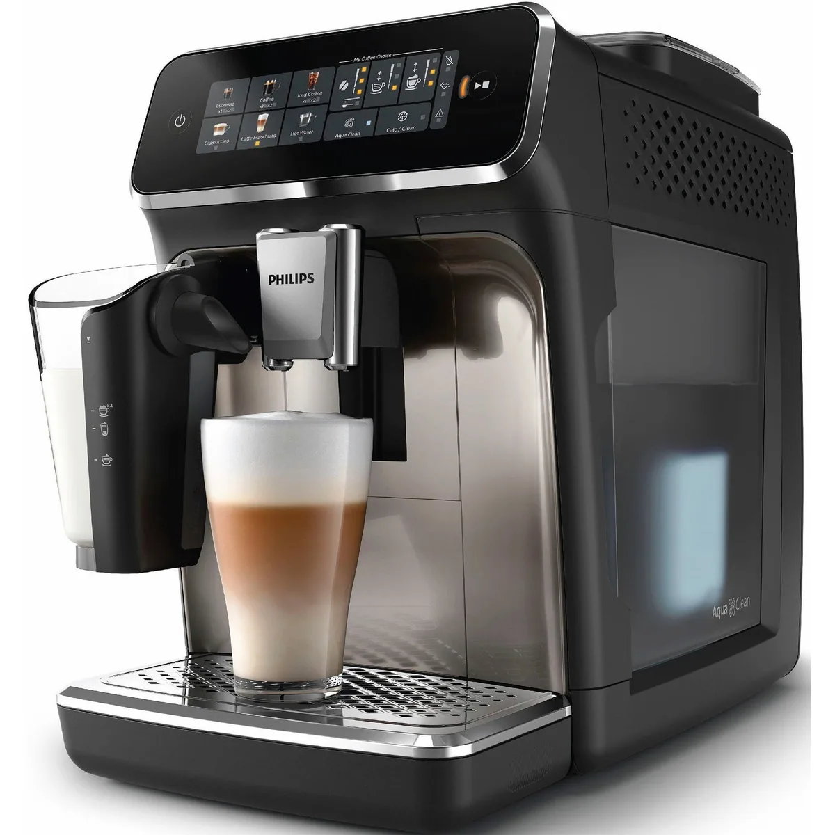 Philips EP3347/90 Kaffeevollautomat, 6 Getränkevarianten, LatteGo-System, leise Betriebsweise 3