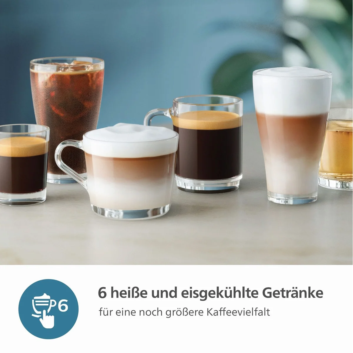 Philips EP3347/90 Kaffeevollautomat, 6 Getränkevarianten, LatteGo-System, leise Betriebsweise 4