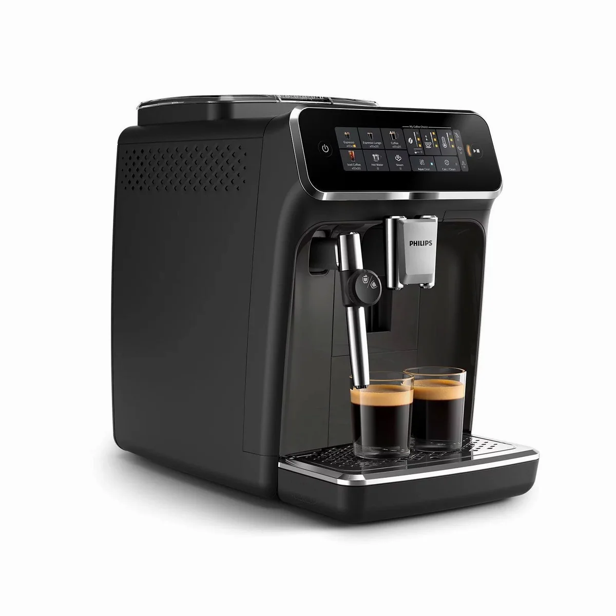 Philips EP3324/40 Series 3300 Kaffeevollautomat, 5 Getränkeoptionen, Keramikmahlwerk, Touchdisplay