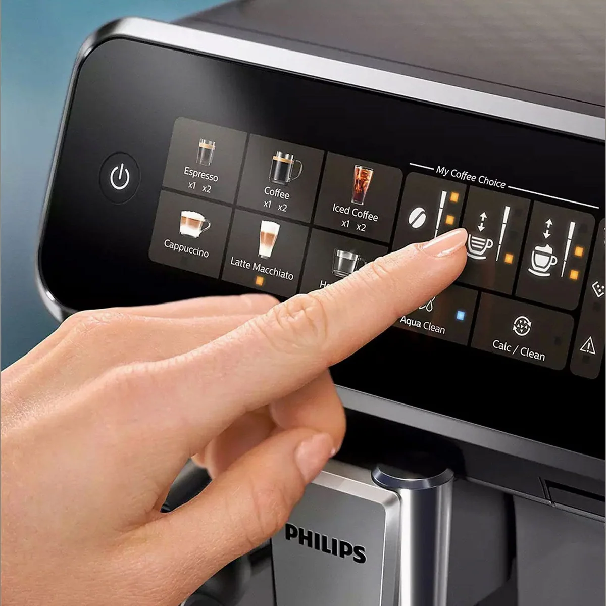 Philips EP3324/40 Series 3300 Kaffeevollautomat, 5 Getränkeoptionen, Keramikmahlwerk, Touchdisplay 5