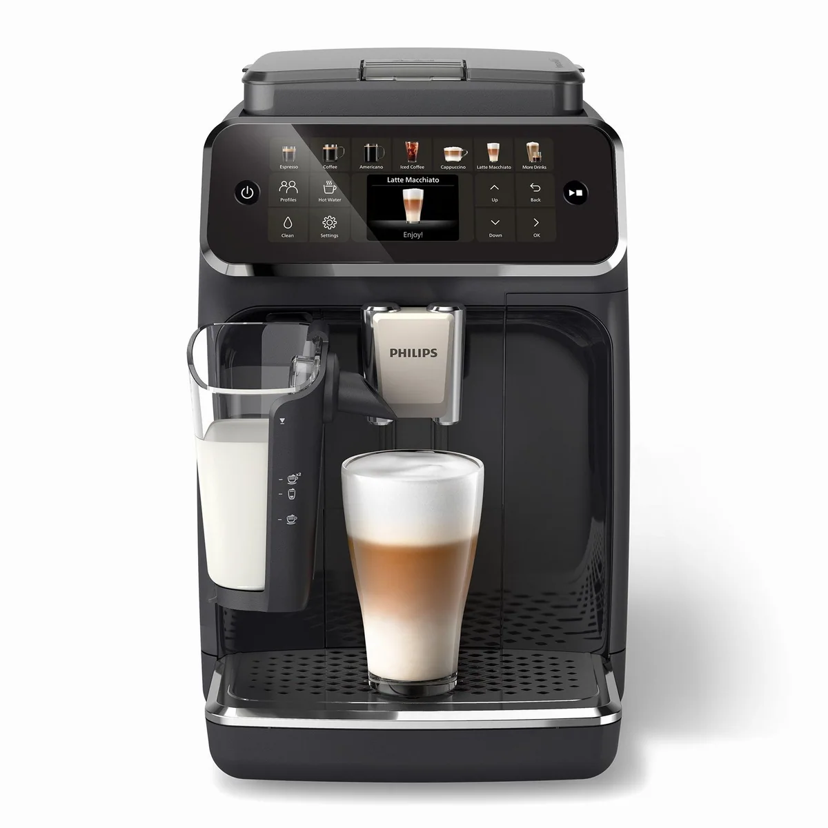 Philips EP4441/50 Kaffeevollautomat, 12 Kaffeespezialitäten, LatteGo Milchsystem, SilentBrew Technologie 2