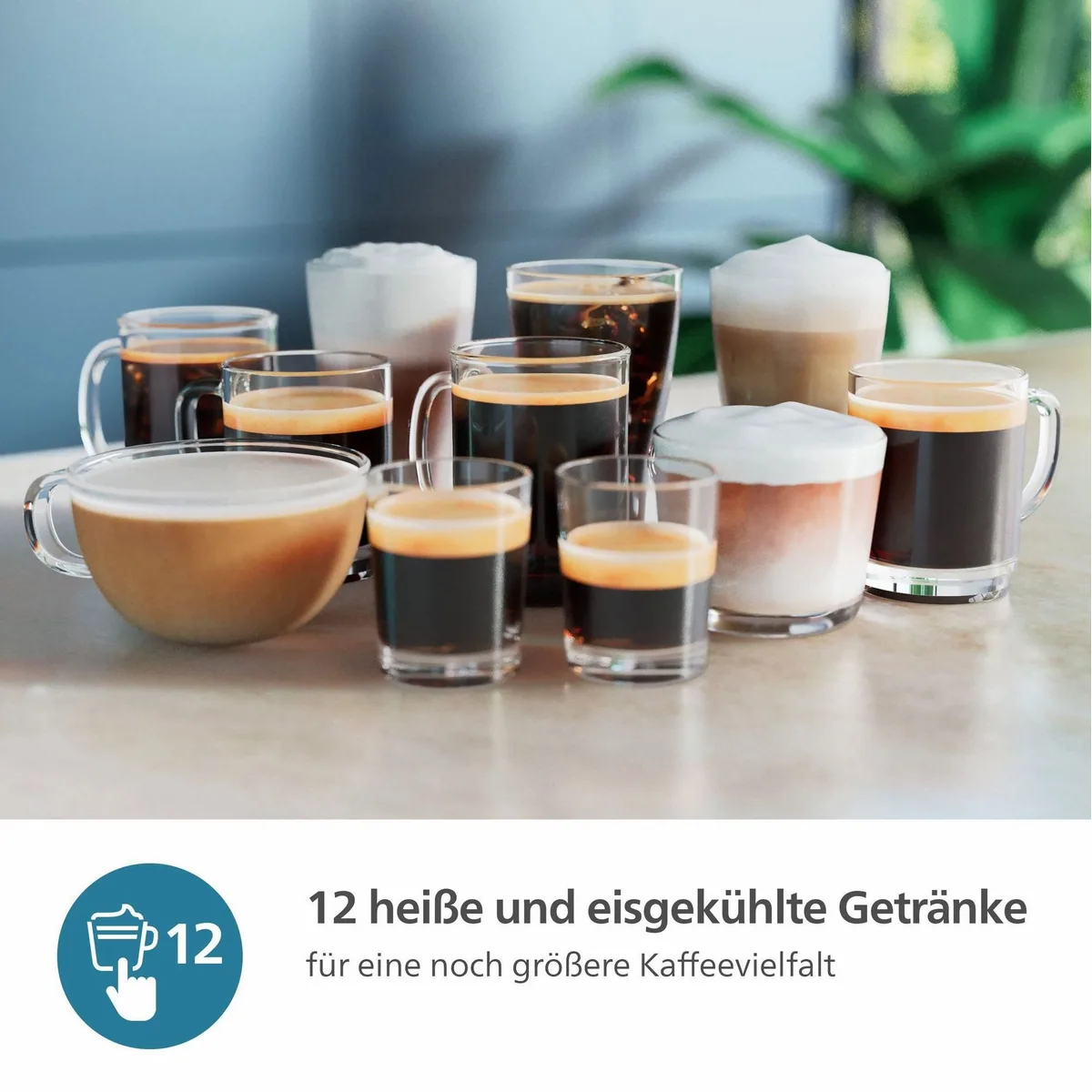 Philips EP4441/50 Kaffeevollautomat, 12 Kaffeespezialitäten, LatteGo Milchsystem, SilentBrew Technologie 4