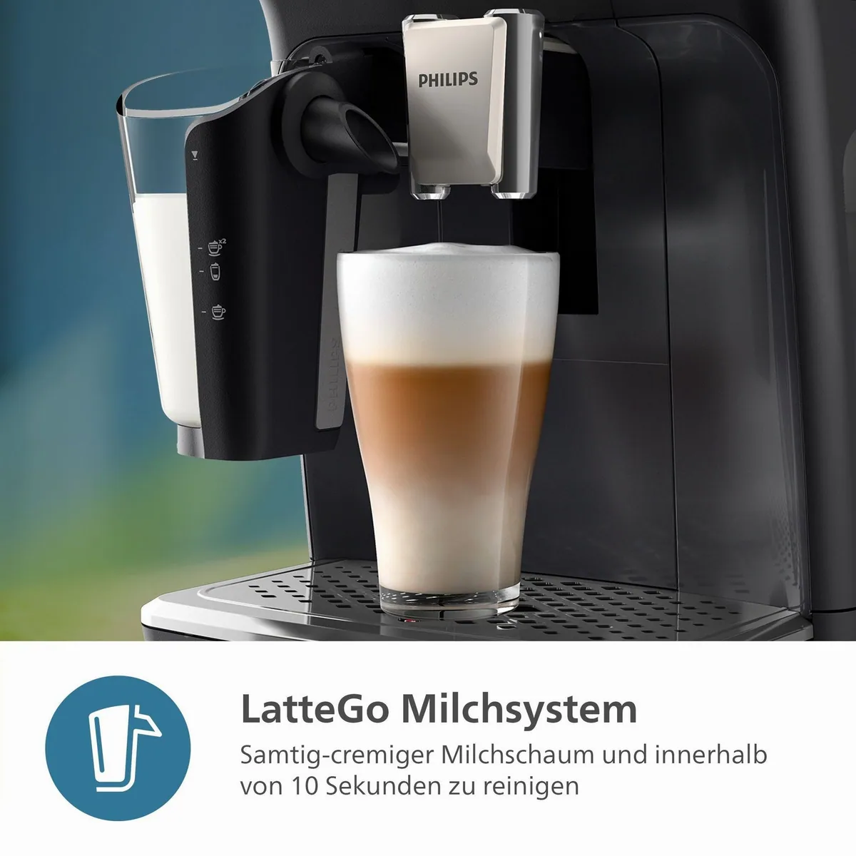 Philips EP4441/50 Kaffeevollautomat, 12 Kaffeespezialitäten, LatteGo Milchsystem, SilentBrew Technologie 5