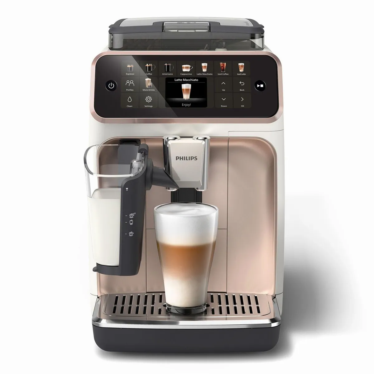 Philips EP5543/80 5500 Series, 20 Kaffeespezialitäten, LatteGo-Milchsystem, SilentBrew Technologie 3