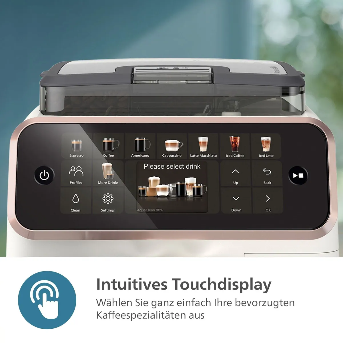 Philips EP5543/80 5500 Series, 20 Kaffeespezialitäten, LatteGo-Milchsystem, SilentBrew Technologie 5