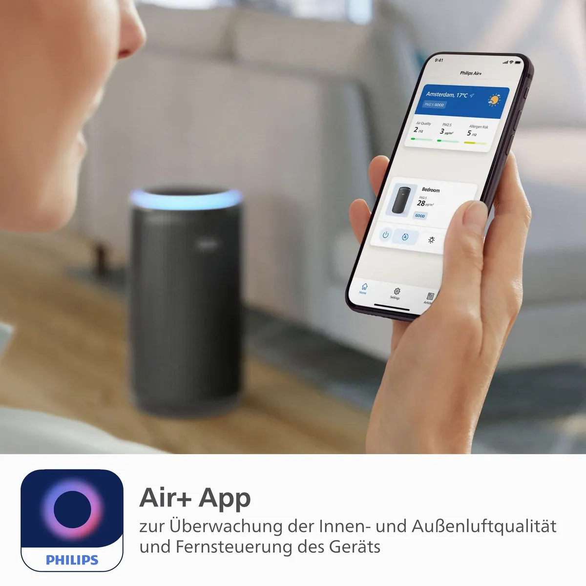 Philips AC4221/11 PureProtect Pro Luftreiniger, 600 m³/h Leistung, leise & effizient 2