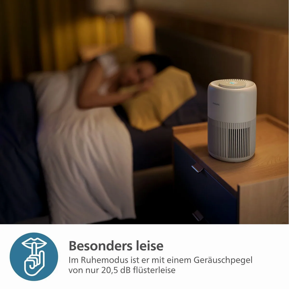 Philips PureProtect Mini 900 Series, hohe Luftreinigungsrate, leise und effektiv 4