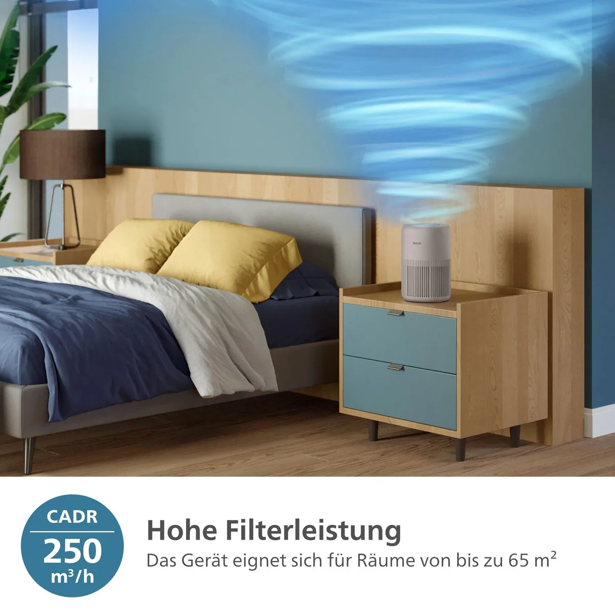 Philips PureProtect Mini 900 Series, hohe Luftreinigungsrate, leise und effektiv 5