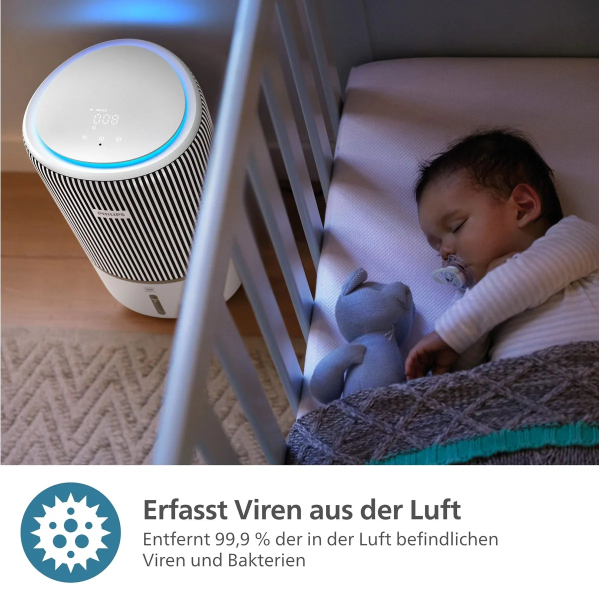 Philips AC3420/10 PureProtect Water Kombigerät, Luftreiniger & Befeuchter für 78 m² 3